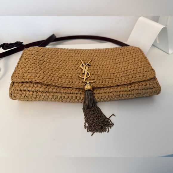 Saint Laurent KATE 99 TASSEL IN RAFFIA
DARK NUDE - Picture 4 of 12